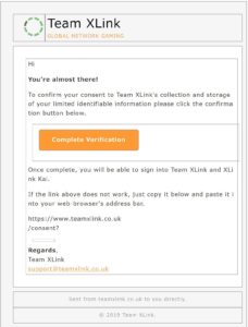 XLink Kai_サインアップ_2回目のメール認証